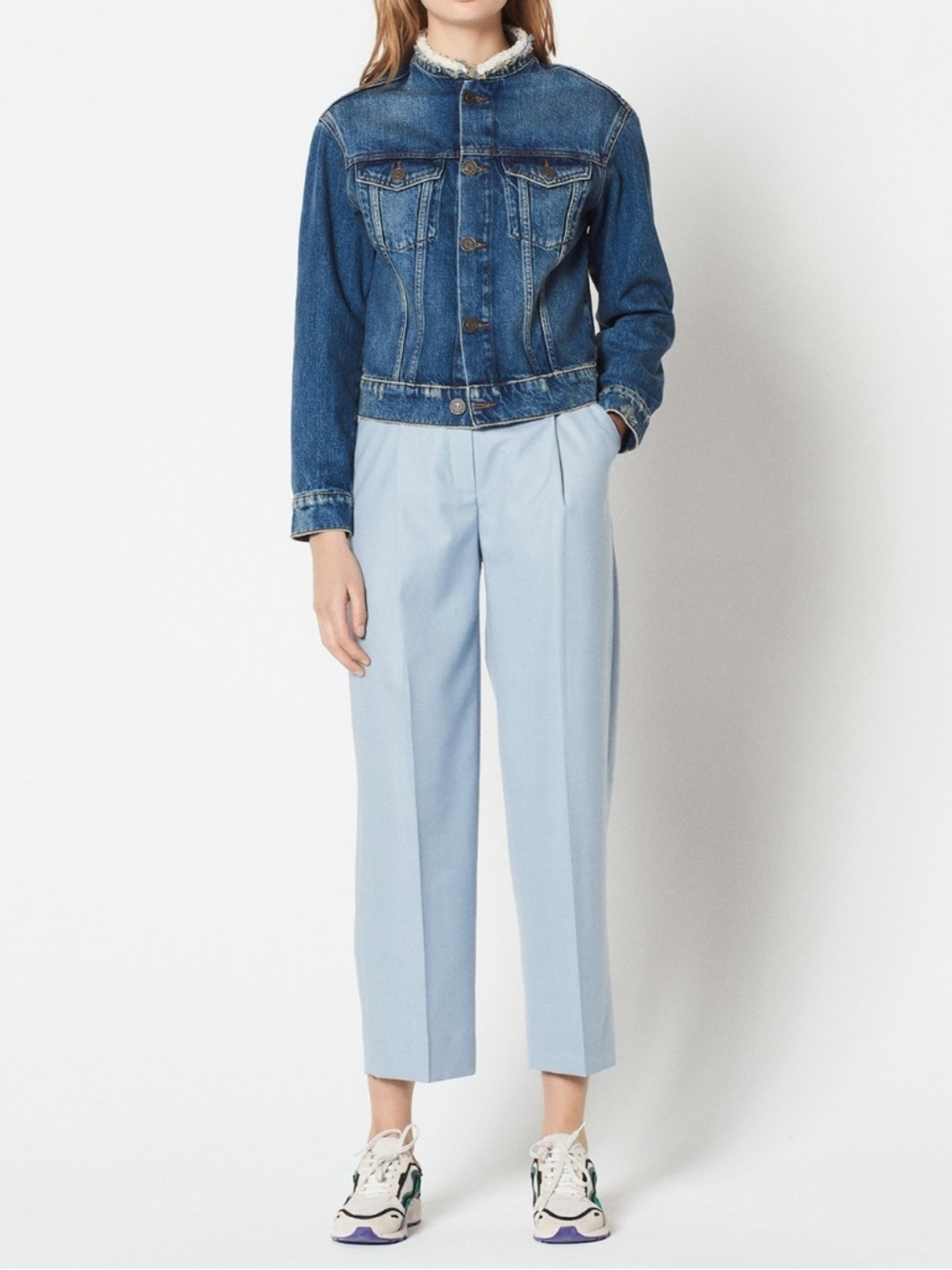 SANDRO DENIM JACKET - Picture 4 of 8